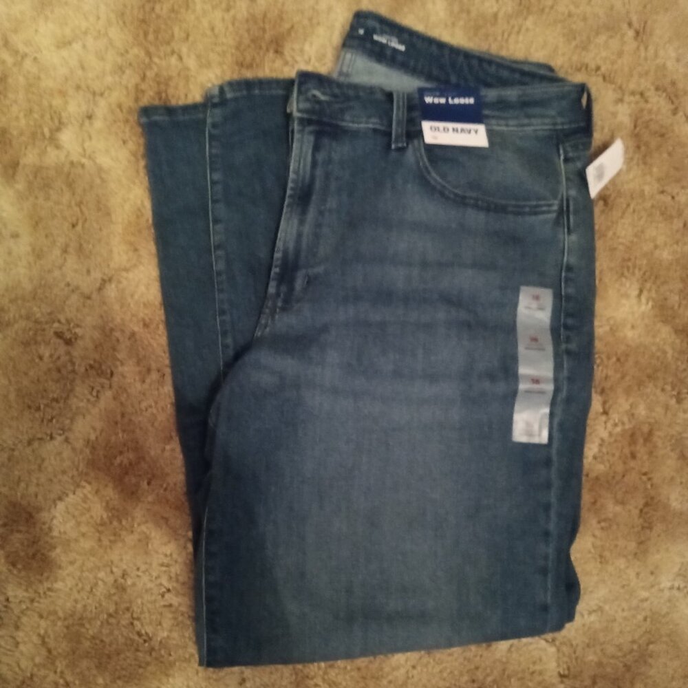 Old Navy Wow Loose Jeans - 16 - NWT